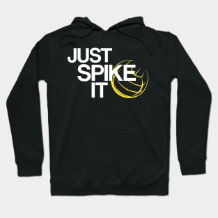 Just Spike It Volleyball Spikeball Hoodie